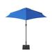 Freeport Park® Foshee Market Umbrella Metal in Blue/Navy | Wayfair BCHH8071 41959444