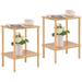 Latitude Run® Guaymas End Table Set Wood in Brown | 20.4 H x 15.7 W x 11.8 D in | Wayfair 3469FA87692D4C7A82E1EAB596BEA231