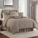 Waterford Bedding Waterford Hazeldene 6 Piece Comforter Set /Polyfill/Microfiber in Brown/Gray | Wayfair 6PAHZDNW11105CK
