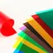 Feuille de plastique transparente A4, bricolage, acétate de couleur, filtre de lumière en PVC,