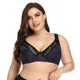 Soutien-gorge en dentelle sans armatures pour femmes sous-vêtements grande taille dos nu push-up