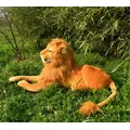 Jouet de poupée en peluche Simba pour enfants grand roi de discussion animal de simulation lion