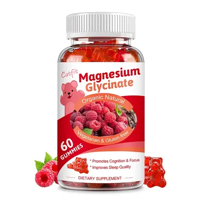 Catfit-Glycinate de Magnésium Gummies Supplément de Régime Nutritif Mémoire Forte Sophia Santé