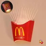 McDonald frites LED lampe créative veilleuse sans fil pour chambre à coucher décoration de la