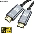 Câble HDMI 8K 4K @ 120Hz 8K @ 60Hz HDMI 2.1 adaptateur 48Gbps pour Xbox PS5/4 Dnomebook HDR câble