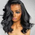 Perruque Bob Lace Frontal Wig 13x1 perruque Lace Front Wig naturelle courte perruque Water Wave T