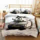 Ensemble de housses de chars militaires pour garçons ensemble de linge de lit King Queen Double