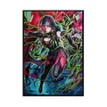 Protège-cartes holographiques YUGIOH 63x90mm 50 pièces couverture pour jeux de société cartes à