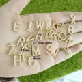 Qsuccessive JE-Pendentif à Breloques avec Lettres de l'Alphabet Initiales Collier Bracelet Ras du