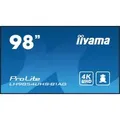 iiyama LH9854UHS-B1AG affichage de messages Écran plat signalisation numérique 2.48 m (97.5") LCD Wifi 500 cd/m² 4K Ultra HD