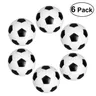Palloni da calcio balilla 6 pezzi 32mm nero/bianco