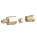 M4 M5 M6 M8 1/8 "1/4" BSP Maschio 4 6 8 mm Ottone Compressione Ghiera Tubo Raccordo Adattatore del Connettore Per Il Sistema di Lubrificazione Dell'olio