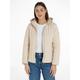 Daunenjacke TOMMY HILFIGER "FEMININE LW DOWN JACKET" Gr. M (38), beige (classic_beige) Damen Jacken Übergangsjacken