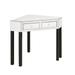 Portia Mirrored 2drawer Vanity/Table and Stool Set - N/A