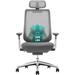 Ergonomic Mesh Office Chair, High Back Computer Executive Desk Chair with Adjustable Headrest and 4D Arms, Slide Seat, Tilt Lock