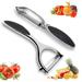 2 Pcs Stainless Steel Vegetable and Fruit Peeler Set