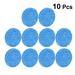 Makeup Removal Puff 10pcs Makeup Removal Sponge Wood Pulp Compress Cosmetic Puff Facial Washing Sponge Makeup Remover (Blue)