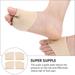Anti-wear High Heels Insoles 2Pcs Supple High Heel Forefoot Cushions Half-size Foot Pads Non-slip Foot Pads (Beige)
