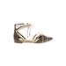 Gianni Bini Flats: Brown Snake Print Shoes - Women's Size 8 - Pointed Toe