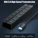 USB HUB USB 3 0 2 0 Hub Multi USB Splitter Hub Verwenden Power Adapter 4/7 Port Mehrere Expander USB