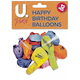 12 HAPPY BIRTHDAY BALLOONS