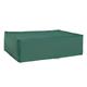 Outsunny UV Rain Protective Rattan Furniture Cover Outdoor Garden Rectangular Furniture Cover Table Chair Sofa Shelter Waterproof 222 x 155 x 67cm - G
