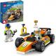 LEGO 60322 City Great Vehicles Race Car F1 Style Toy for Preschool Kids 4 Years Old, with Mechanic and Racing Driver Minifigures