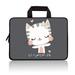 RUYIDAY 11 11.6 12 12.1 12.5 inch Laptop Carrying Bag Chromebook Case Notebook Ultrabook Bag Tablet Cover Neoprene Sleeve Fit Apple MacBook Air Samsung Acer HP DELL Lenovo Asus(Cute Kitty)