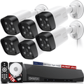 ã€Š2 Way Audio & 100 ft Night Visionã€‹4K Ultra 8.0MP POE Security Camera System 8MP POE Camera System Video Surveillance Systems Wired Outdoor Cameras Outdoor Video Security Camera System