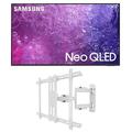 Samsung QN43QN90CAFXZA 43 Inch Neo QLED Smart TV with 4K Upscaling with a Kanto PS350W Full Motion Wall Mount with 22 Inch Extension for 37 Inch-60 Inch TVs (2023)