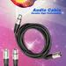 Lifetechs Audio Cable Durable High Performance Three Colors Optional XLR Male to Female Audio Wire for Microphone