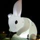 Giant 13.2ft Inflatable Rabbit Easter Bunny model Invade Public Spaces Around the World with LED light 002