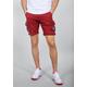 Shorts ALPHA INDUSTRIES "ALPHA Men - Crew Short Patch" Gr. 32, Normalgrößen, rot Herren Hosen Shorts