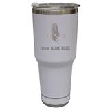 The Memory Company White Boston Red Sox Personalized 30oz. Stainless Steel Bluetooth Tumbler