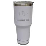 The Memory Company White Kansas City Chiefs Personalized 30oz. Stainless Steel Bluetooth Tumbler