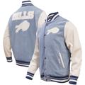 Men's Pro Standard Denim Buffalo Bills Varsity Blues Full-Snap Jacket