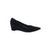 Talbots Wedges: Black Solid Shoes - Women's Size 9 - Pointed Toe