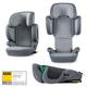 Kinderkraft XPAND2 I-Size 100-150cm Car Seat for Children 3.5 to 12 Years Old, Highest Safety Standard, Flat Folding, Comfortable Travelling, Isofix Installation, Adjustable headrest, Gray
