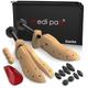 Medipaq - Set of 2 Premium Gents Pine Shoe Stretchers - UK Size 7-12 Shoe Tree with Cedar Balls and Drawstring Bag - Shoe Stretchers Mens - Wooden Shoe Trees for Men, Wood, 2x Gents (7-12)