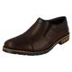 Rieker Mens Slip On Shoe 14652-25 - Brown Leather - UK Size 9.5 - EU Size 44 - US Size 10.5