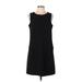 Donna Morgan Casual Dress - Shift Crew Neck Sleeveless: Black Print Dresses - Women's Size 10