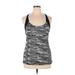 Tek Gear Active Tank Top: Silver Activewear - Women's Size X-Large