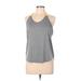 Nike Active T-Shirt: Gray Activewear - Women's Size Large