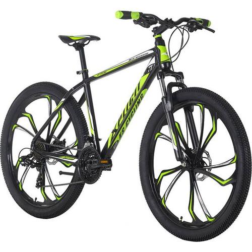 KS CYCLING MTB-Hardtail Mountainbike Hardtail 27,5 Zoll Xplicit, Größe 48 in Schwarz