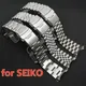 Bracelet incurvé pour montre SeATM pour homme acier inoxydable solide bracelet de luxe