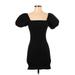 Max + Ash Casual Dress - Bodycon: Black Print Dresses - Women's Size Small