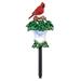 The Holiday Aisle® Cardinal Garden stake Resin/Plastic | 19.5 H x 5.37 W x 5.25 D in | Wayfair 307F9C193A4D48849D41C1B115012FA3