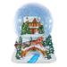 The Holiday Aisle® Winter Village Snow Globe Resin in White | 5.5 H x 4.13 W x 4.5 D in | Wayfair F5E5724121BE4B88847FACD8BF3FBF81