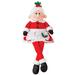 The Holiday Aisle® Basilisk Mrs. Claus Plush Holiday Sitter in Red | 21 H x 8.75 W x 3.75 D in | Wayfair 3727E86A30454271993E834941CD3B69