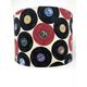Records lampshade, retro music lamp shade, light shade for standard lamps or ceiling lights